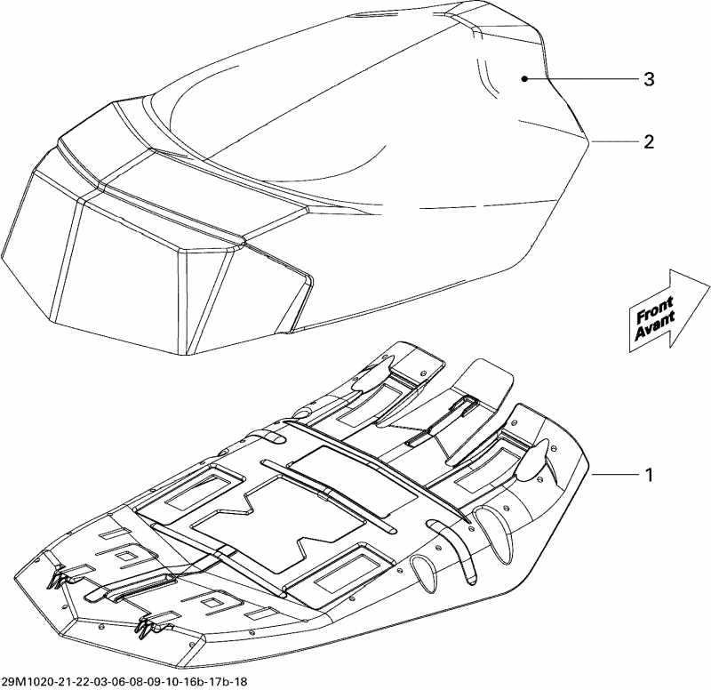  BRP SkiDoo GSX LE 1200, 2010  - Seat 1200 Le