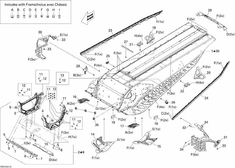  Ski-doo - Frame