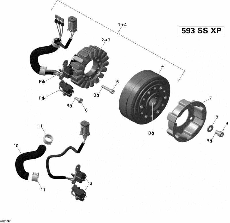  Skidoo MX Z TNT 600, 2010  - Magneto