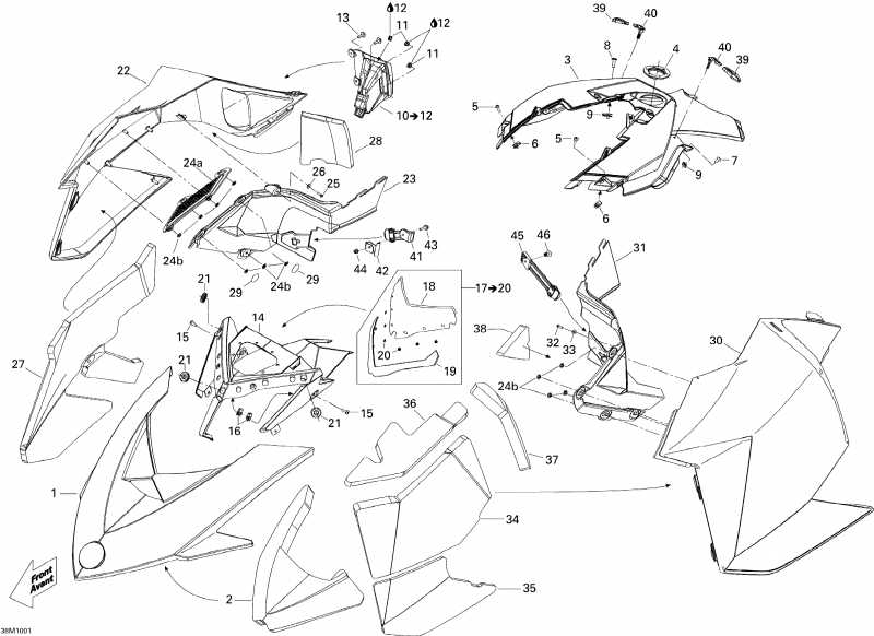 snowmobile - Hood 600ho Etec