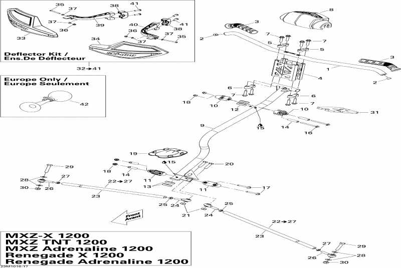 snowmobile BRP MX Z X 1200, 2010 - ������� ������� 1200