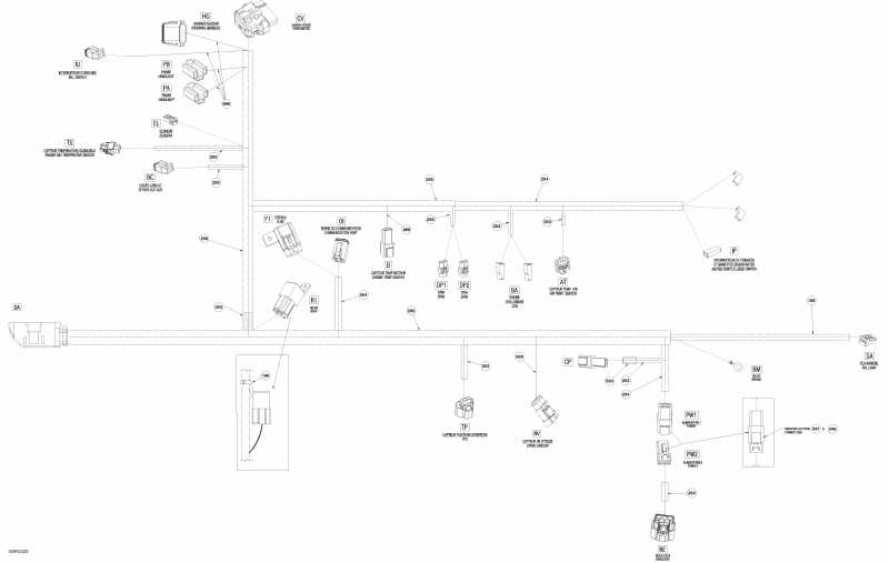  BRP  MX Z X 600RS, 2010 - Electrical Harness