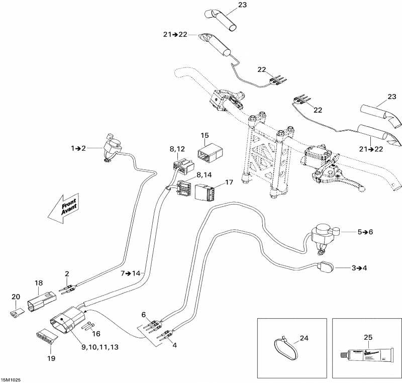    MX Z X 600RS, 2010 - Steering Wiring Harness