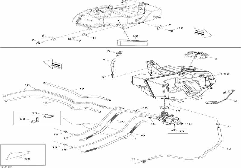 �������� ski-doo MX Z X 800R ETEC, 2010 ������ - Oil System