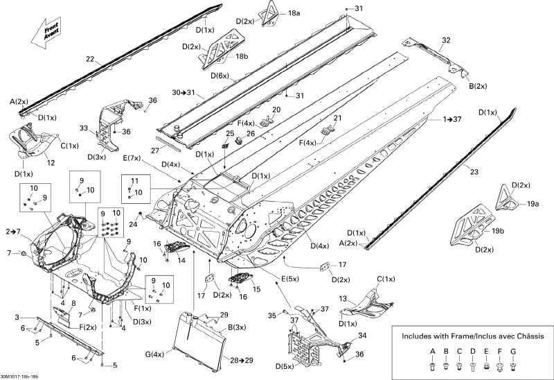 Ski-doo Renegade Adrenaline 1200, 2010 - Frame Adrenaline