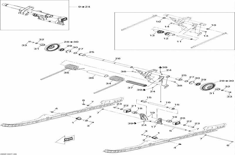 snowmobile Ski-doo ������ Renegade Adrenaline 600HO ETEC, 2010 - Rear �����