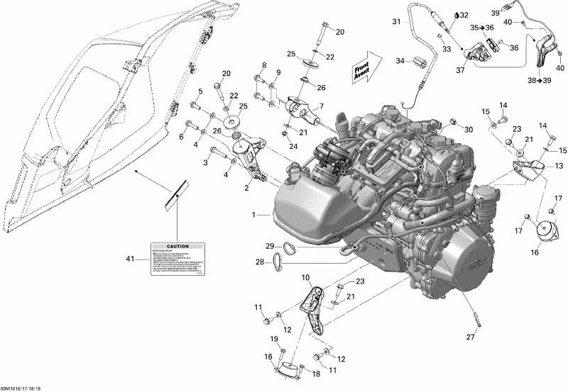  ski-doo Renegade X 1200, 2010  - Engine X