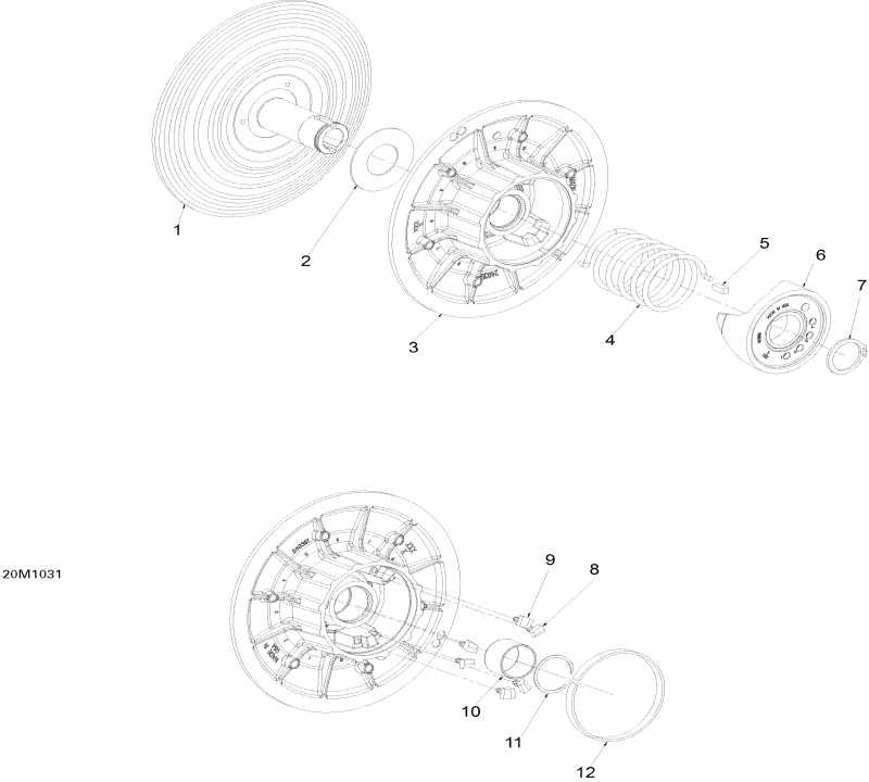 Skandic SUV 550F, 2010 - Driven Pulley