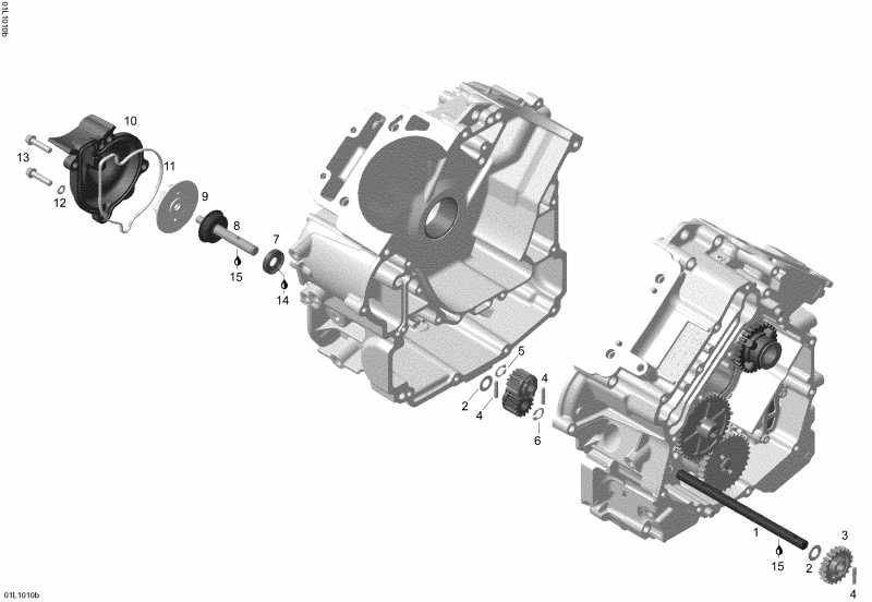  Ski Doo Skandic SWT V800, 2010  - Waterpump