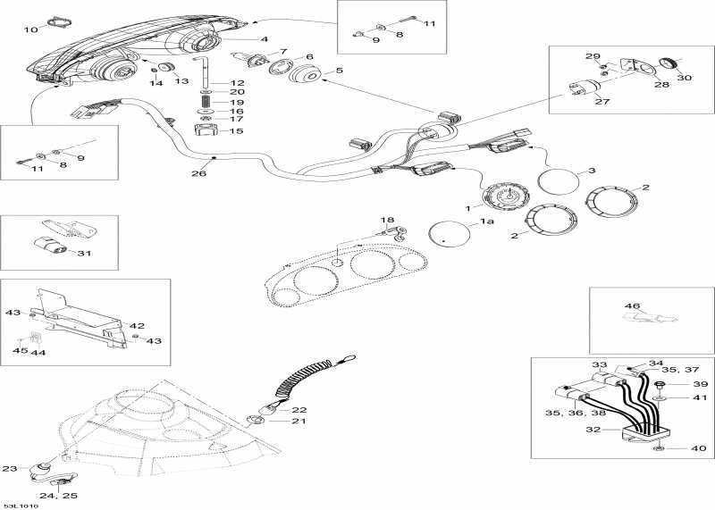 snowmobile SkiDoo Skandic SWT V800, 2010 - Electrical Accessories