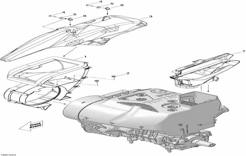 snowmobile BRP  Skandic Tundra, STD, SPORT, LT, 2010 -  System