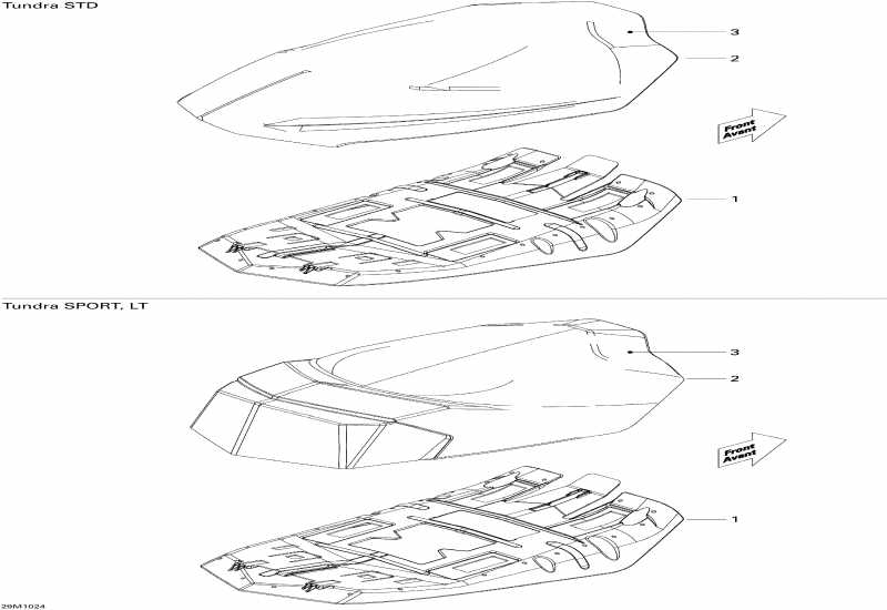  Skidoo Skandic Tundra, STD, SPORT, LT, 2010 - 