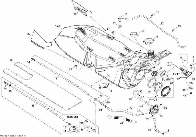  Skidoo MX Z TNT 800R PTEK, 2011 - Fuel System