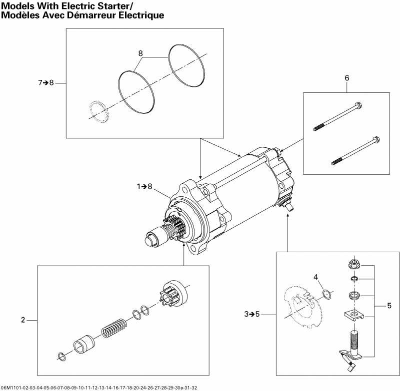  BRP SkiDoo - Electric Starter