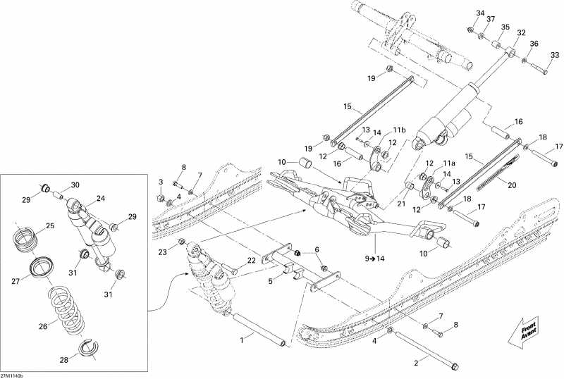 snowmobile SKIDOO ������ MX Z X 600RS, 2011 - Front ����� 2