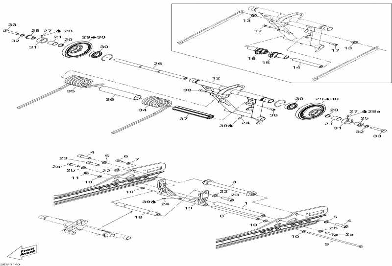  Ski Doo MX Z X 600RS, 2011  - Rear Arm