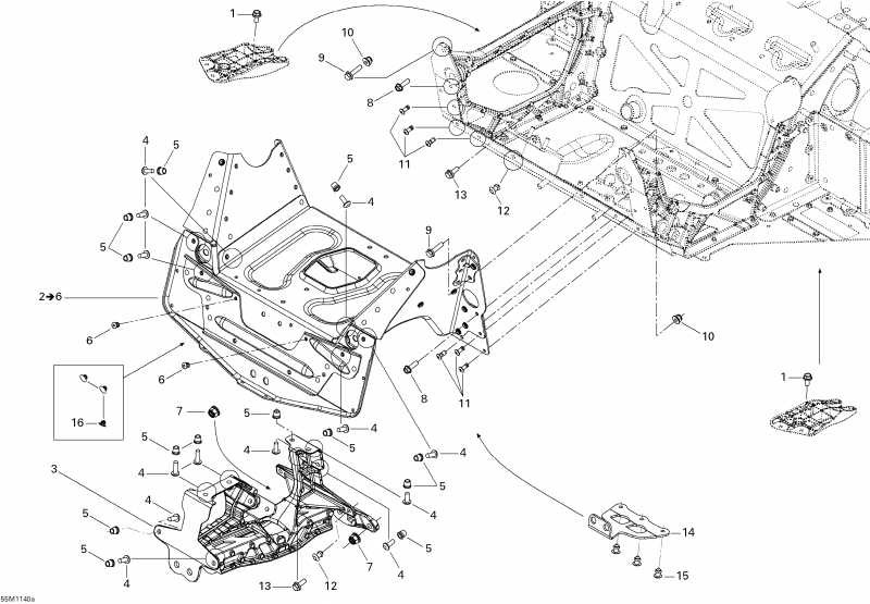 �������� Ski Doo MX Z X 600RS, 2011 ������ - ���� � Components 1