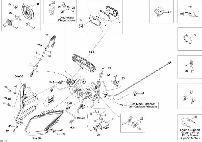 �������� SkiDoo ����������� MX Z X 600RS, 2011 - Electrical System