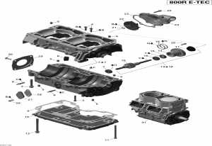 01-      (mx Z) (01- Crankcase And Water Pump (mx Z))