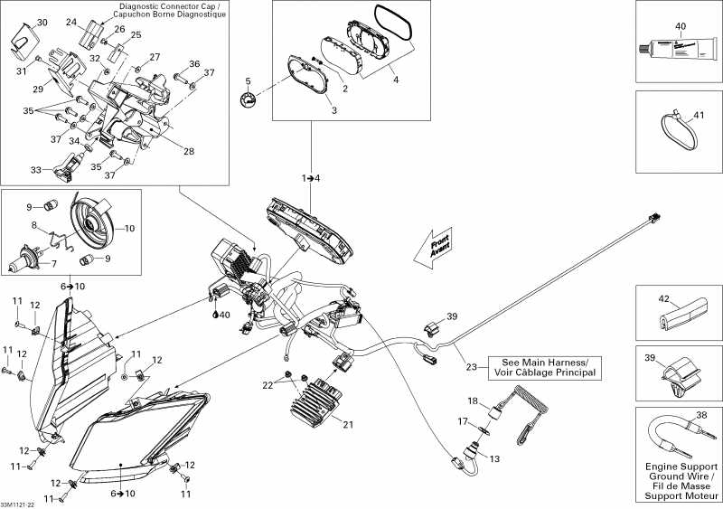 �������� BRP SkiDoo ����������� MXZ X & TNT 1200 XR, 2011 - Electrical System