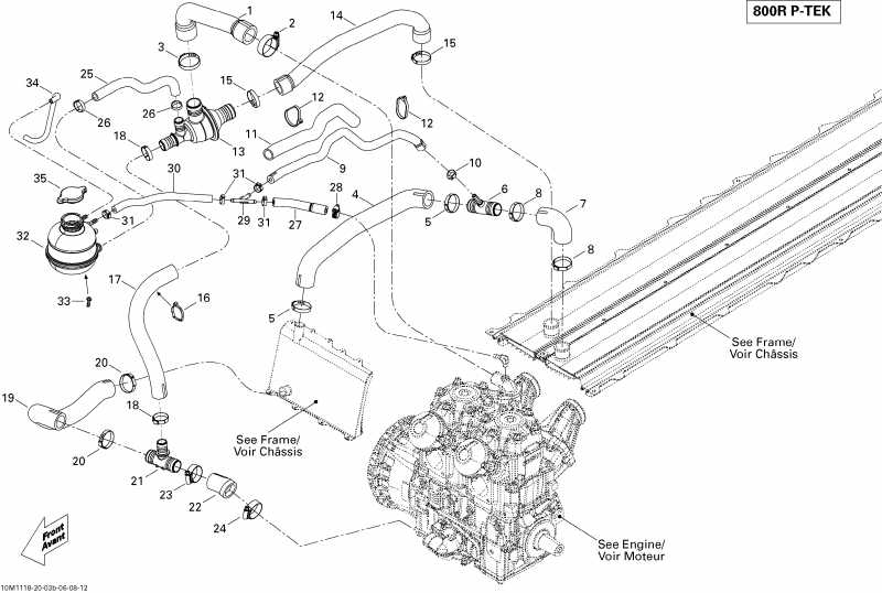  Ski-doo Renegade ADRENALINE 800R PTEK, 2011 -  System