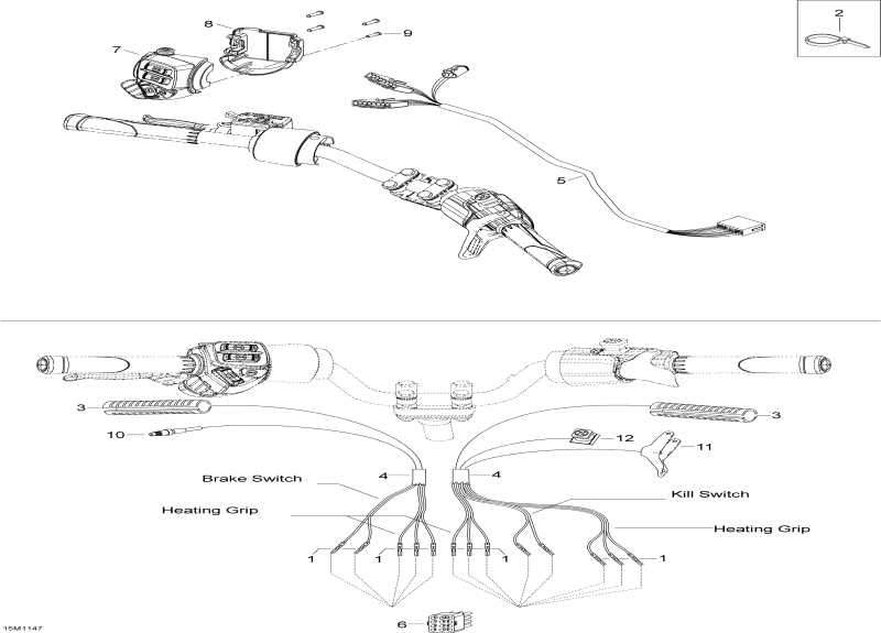  ski-doo - Steering Wiring Harness