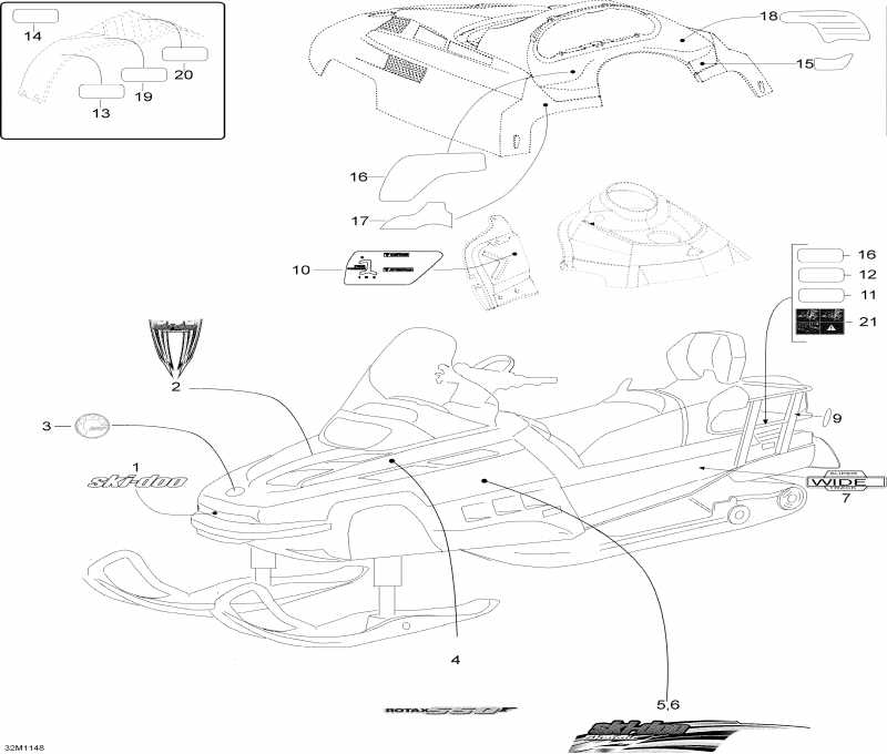  Ski Doo Skandic WT 550F YetiII, 2011  - 