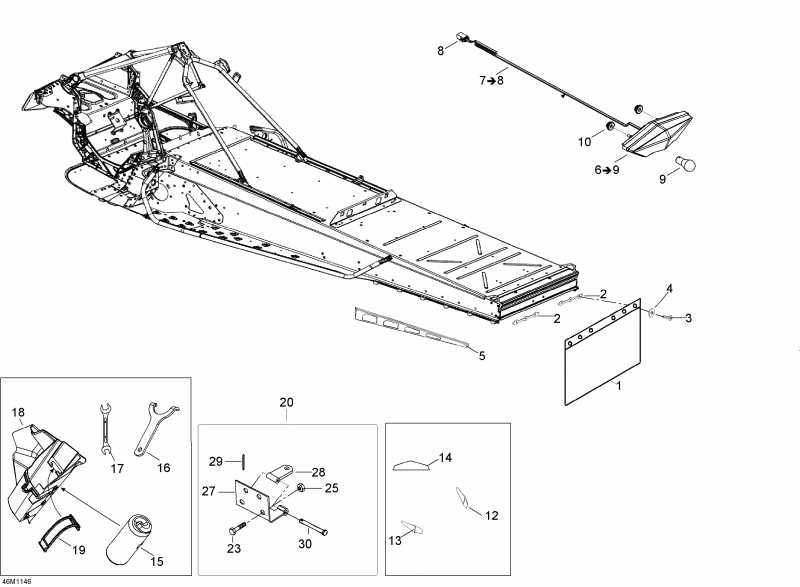 SKIDOO Skandic WT 600 ACE XU, 2011 - Utilities