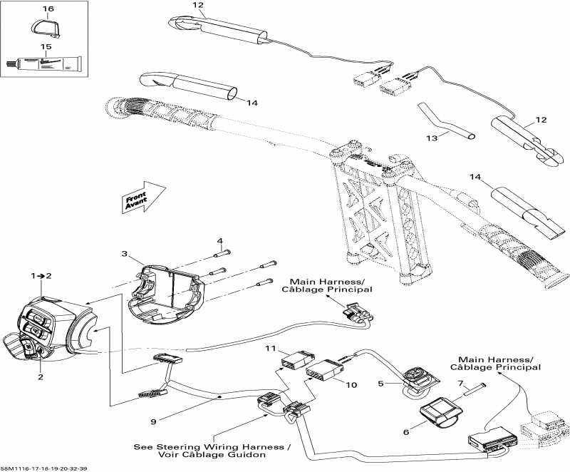  SKIDOO  Summit EVEREST 600HO E-TEC, 2011 - Electrical Accessories, Steering