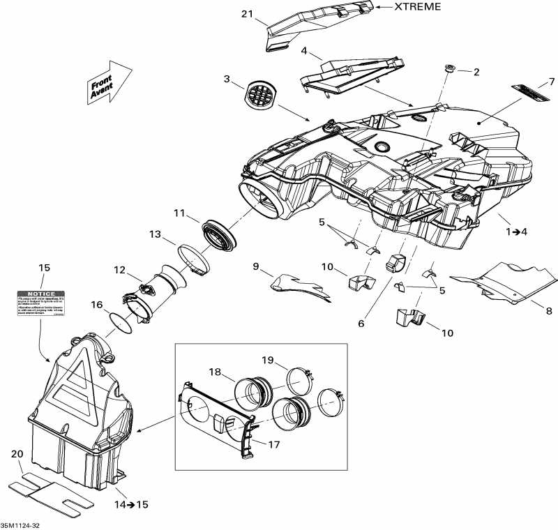  ski-doo Tundra Xtreme 600HO ETEC XP-LTS, 2011  - Air   System