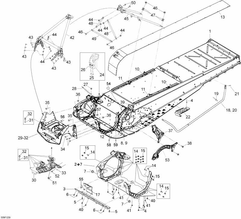  Ski Doo  Expedition LE 1200 XU, 2012 -   Components