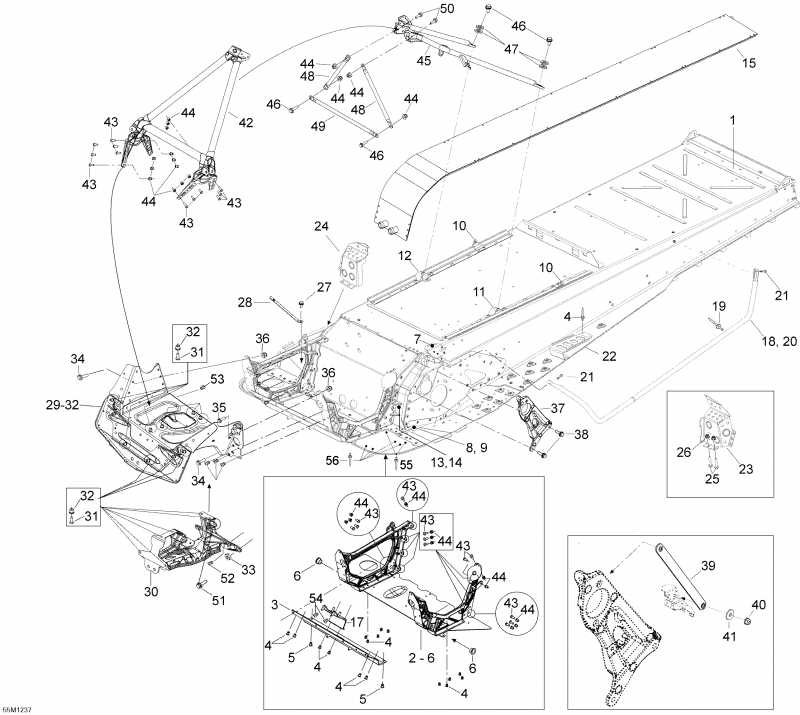 Ski-doo Expedition LE 600HOETEC XU, 2012 -   Components