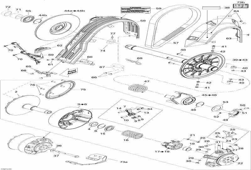  Skidoo Expedition SE 600HOETEC XU, 2012  - Pulley System