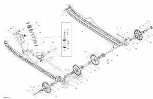08-    146, 154, shock (08- Rear Suspension Base 146,154,shock)