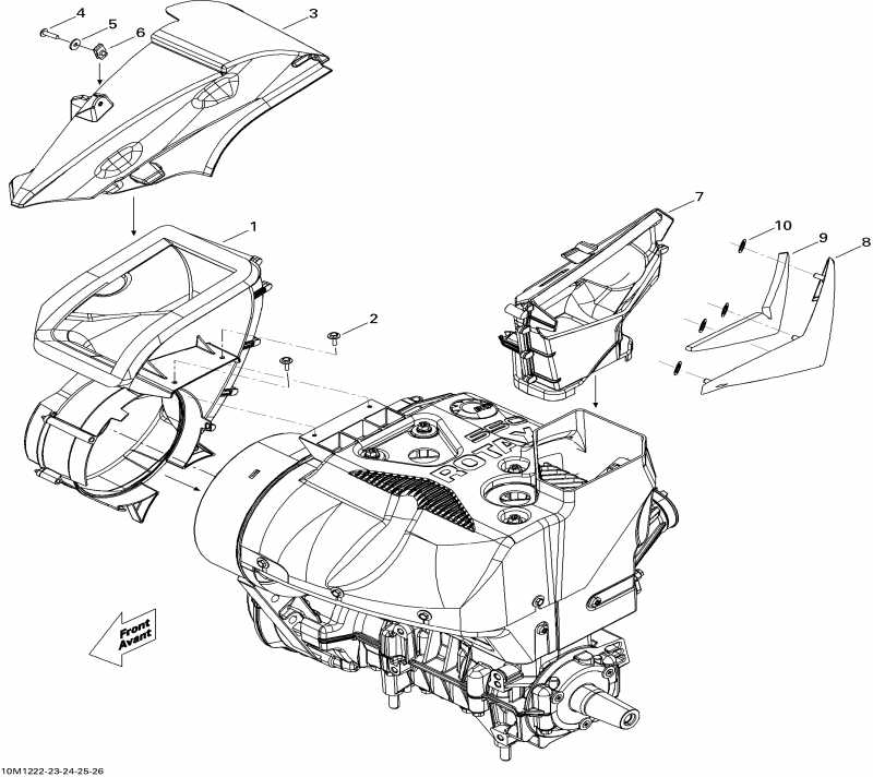  Skidoo  Grand Touring Sport 550F XP-FAN, 2012 - Cooling System