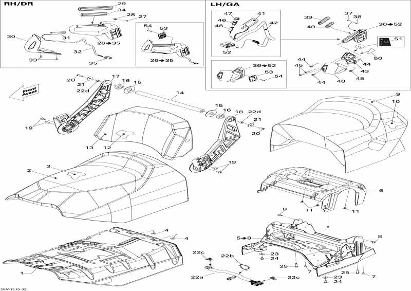 snowmobile - Seat