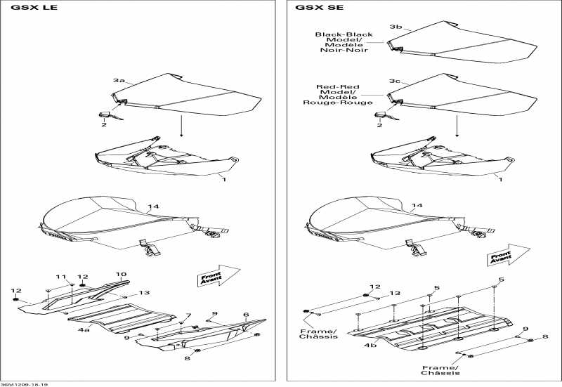 snowmobile Ski-doo GSX LE 600HOETEC XP, 2012 - Luggage Rack