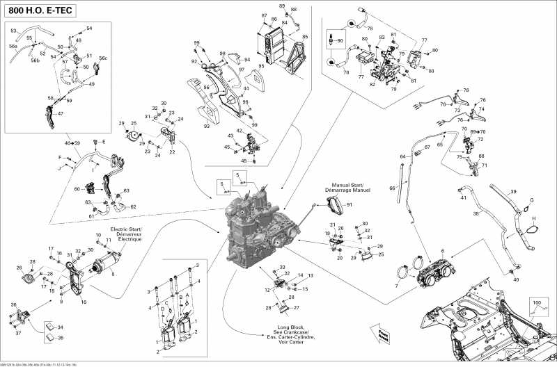 �������� Skidoo GSX SE 800RETEC XR, 2012 ������ - Engine 800retec