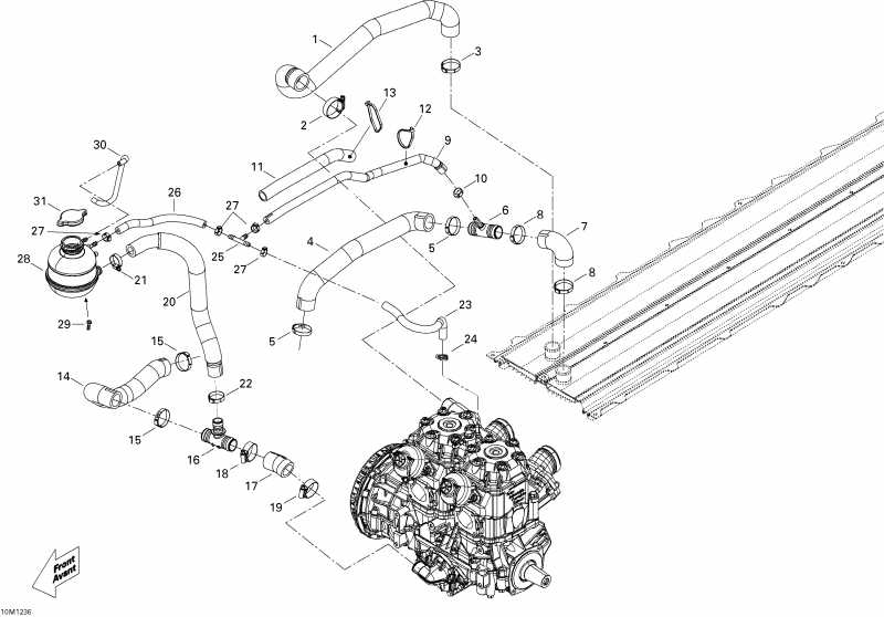 ��������  MX Z X 600RS, 2012 ������ - Cooling System