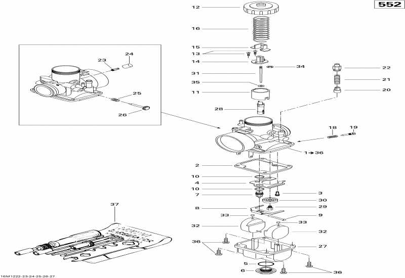   MXZ TNT 550F XP-FAN, 2012 - Carburetor