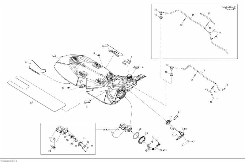  Ski Doo  MXZ TNT 600ACE LFF, 2012 - Fuel System