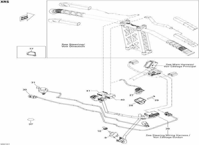 BRP MXZ XRS 600HOETEC, 2012 - Electrical Accessories, Steering