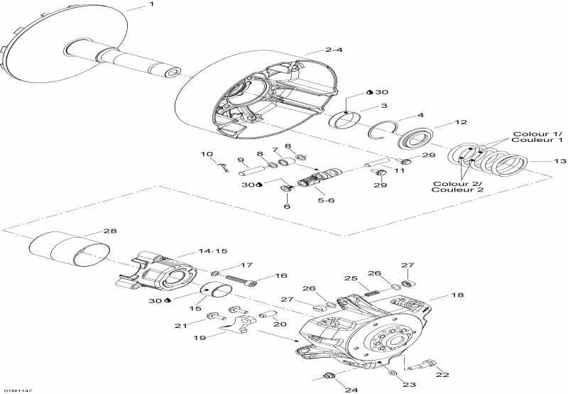 snowmobile SKIDOO - Drive Pulley