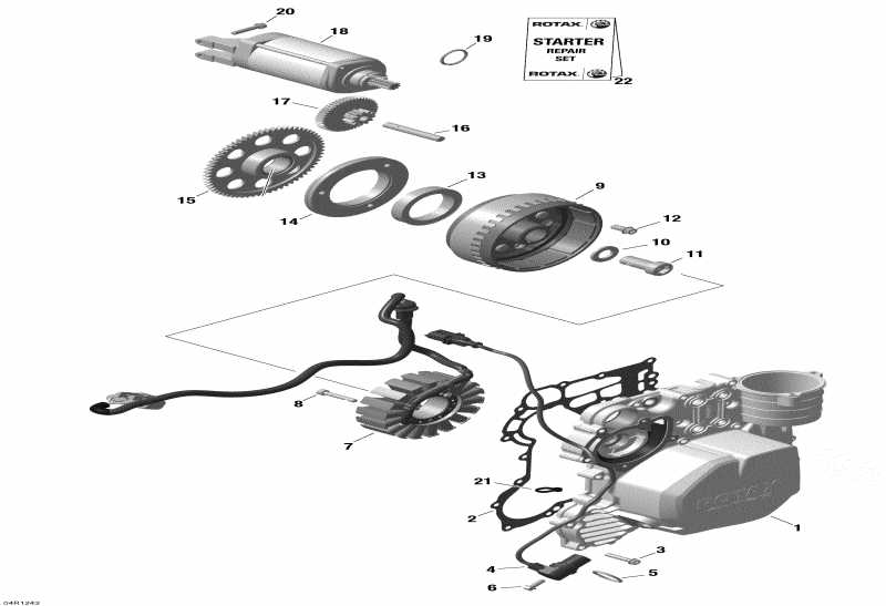 snowmobile  Skandic WT 600 ACE (4-strokes), 2012 - Magneto