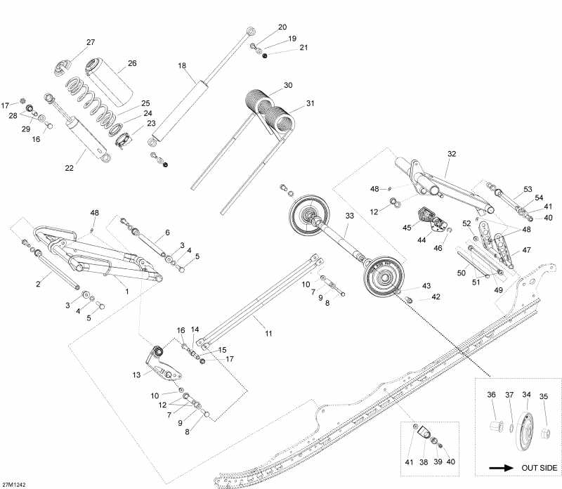  SkiDoo  Skandic WT 600HOETEC XU, 2012 - Front Arm