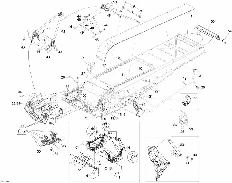 ski-doo Skandic WT 600HOETEC XU, 2012 -   Components