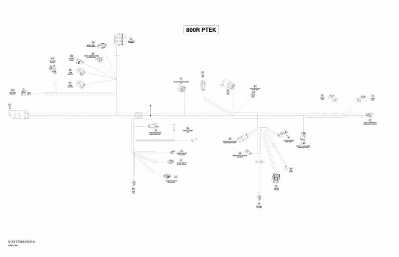    Summit SPORT 800R P-TEK, 2012 - Electrical Harness 800r Ptek