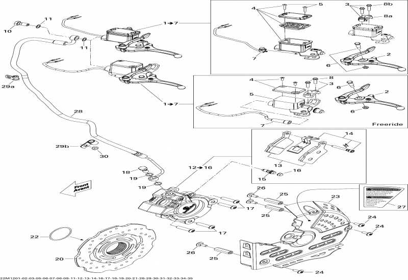 snowmobile  Summit X 800R E-TEC, 2012 - Hydraulic Brakes