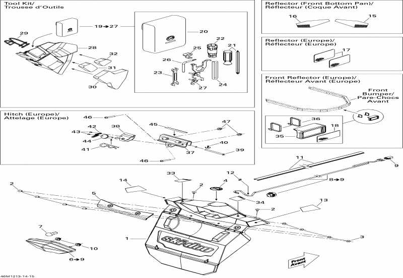 snowmobile BRP Summit X 800R E-TEC, 2012  - Utilities