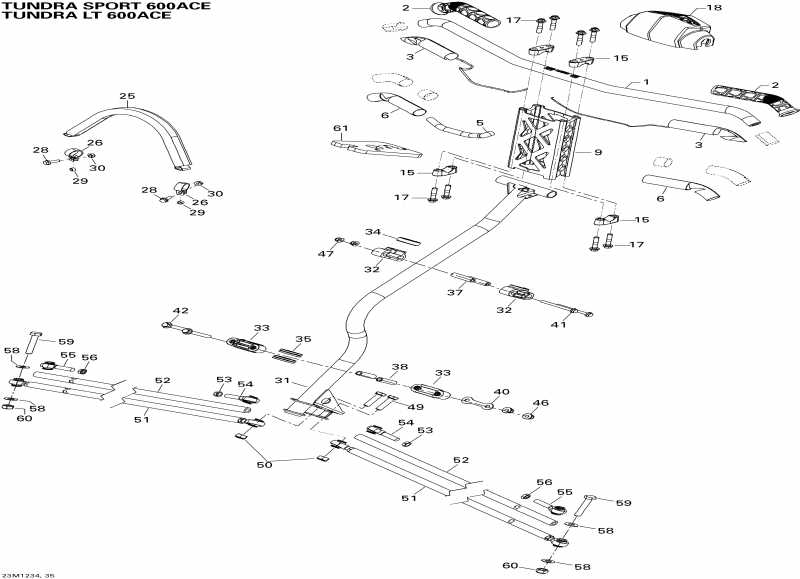 snowmobile SKIDOO Tundra LT 600ACE LFF, 2012 ������ - Steering